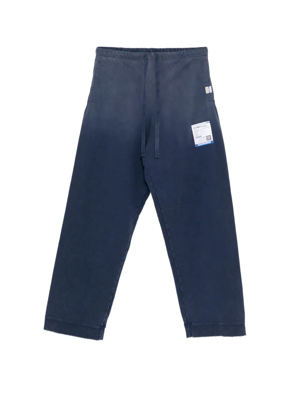 Maison MIHARA YASUHIRO Sun Faded Like track pants - Blu