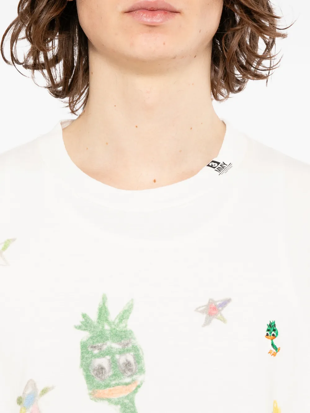 Maison MIHARA YASUHIRO プリント Tシャツ | ニュートラル | FARFETCH JP