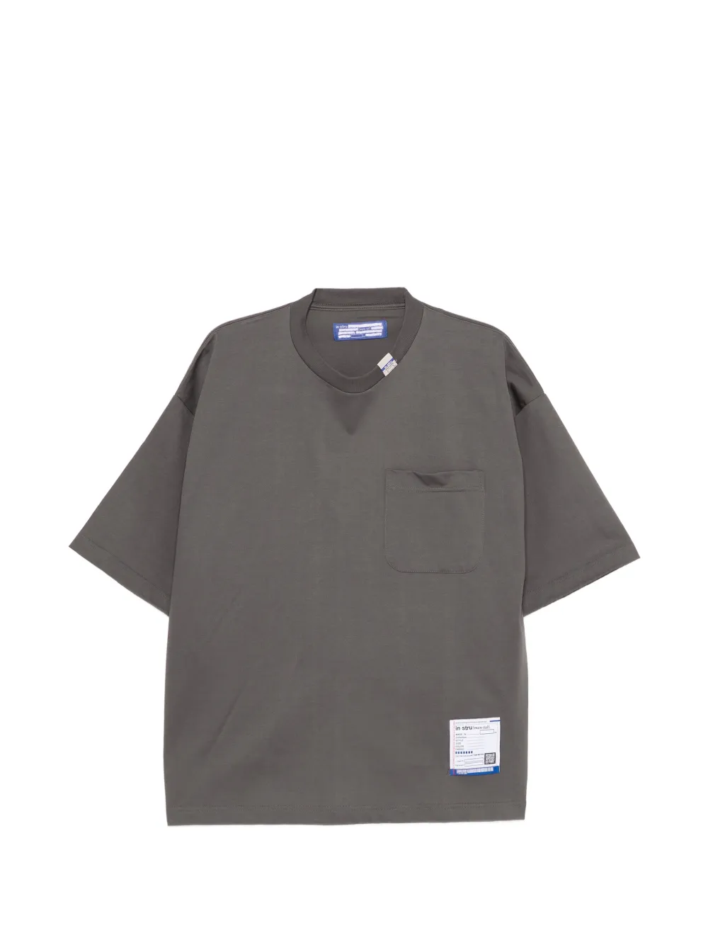Maison MIHARA YASUHIRO jersey pocket T-shirt - Grigio