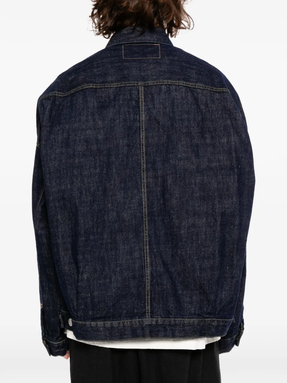 Maison MIHARA YASUHIRO Selvage denim jack Blauw