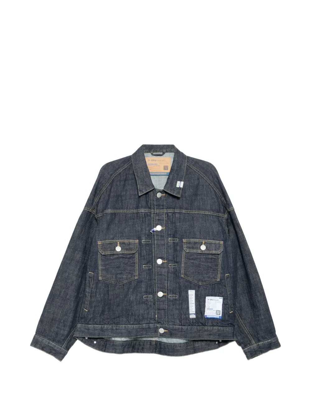 Maison MIHARA YASUHIRO Selvage denim jacket - Blu
