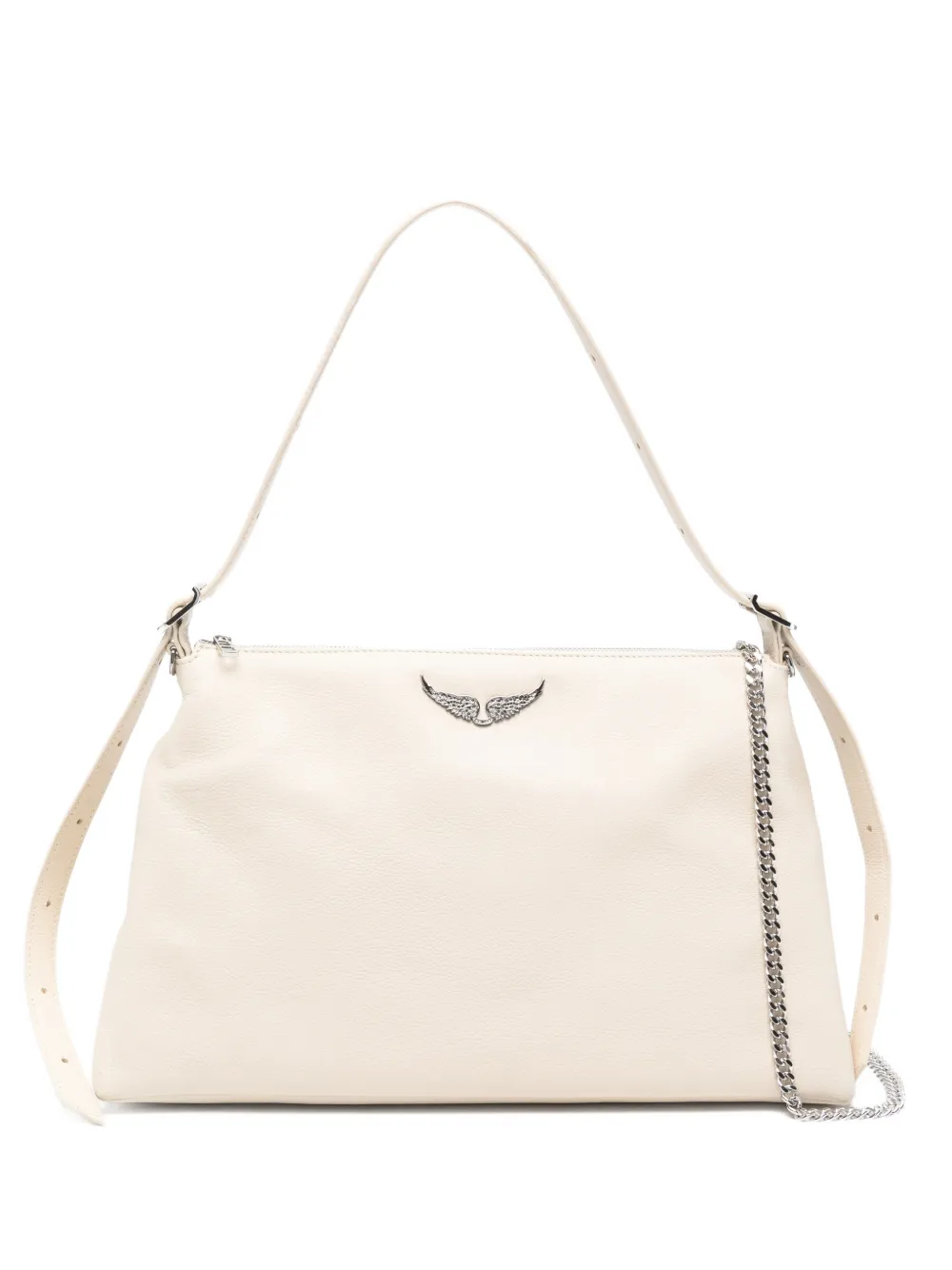 Zadig&Voltaire Jim wings-detail top-handle shoulder bag - Toni neutri