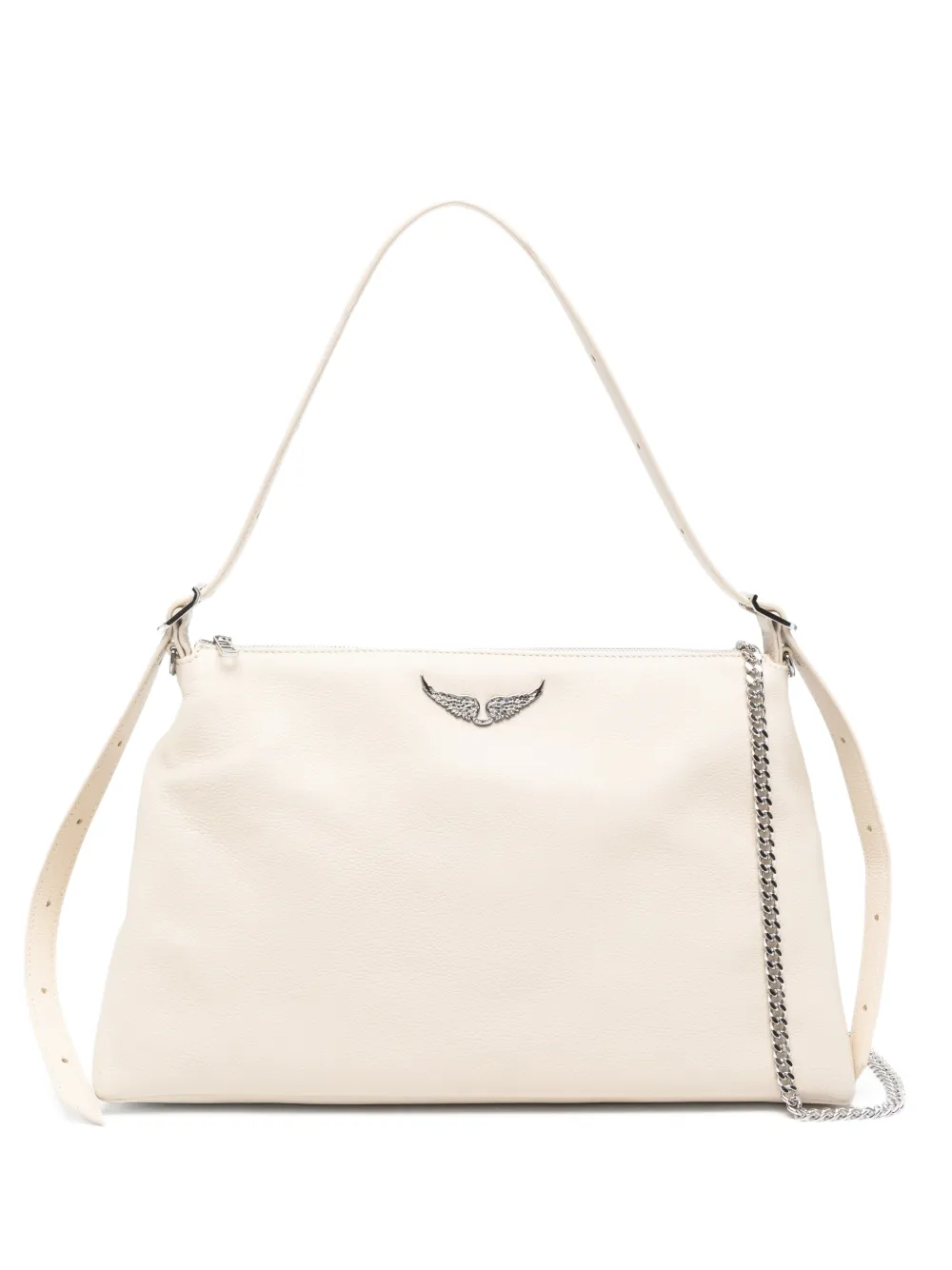 Zadig&Voltaire Jim wings-detail top-handle shoulder bag - Toni neutri