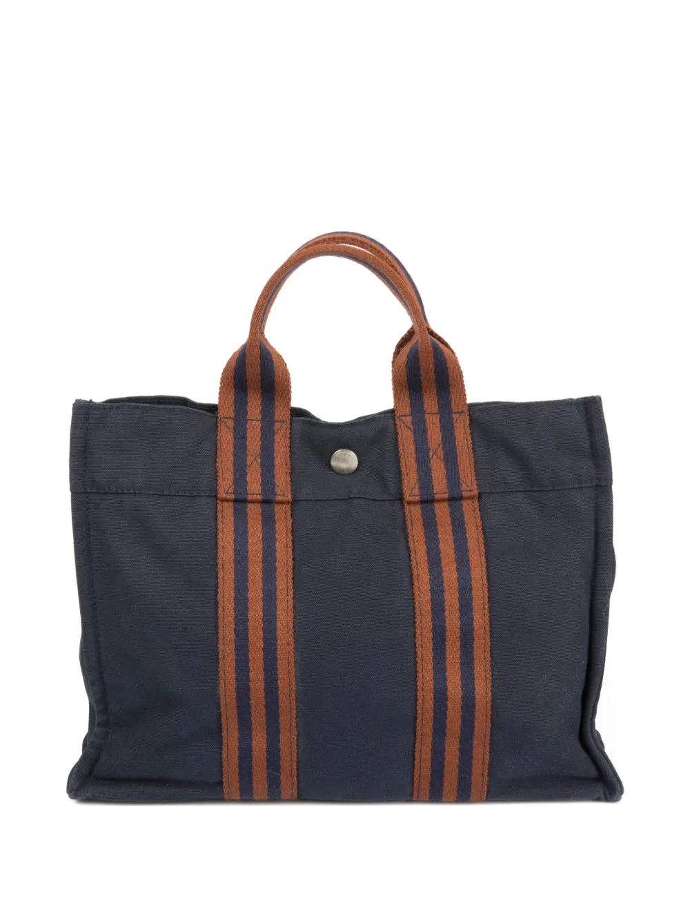 Hermès Pre-Owned 1980s Fourre-Tout PM canvas tote bag - Blu
