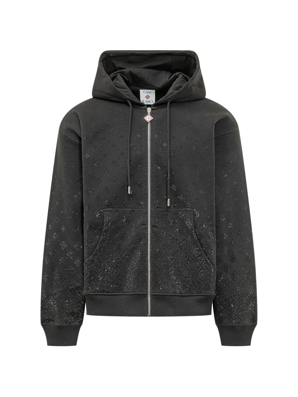 Casablanca zip-up hoodie - Nero
