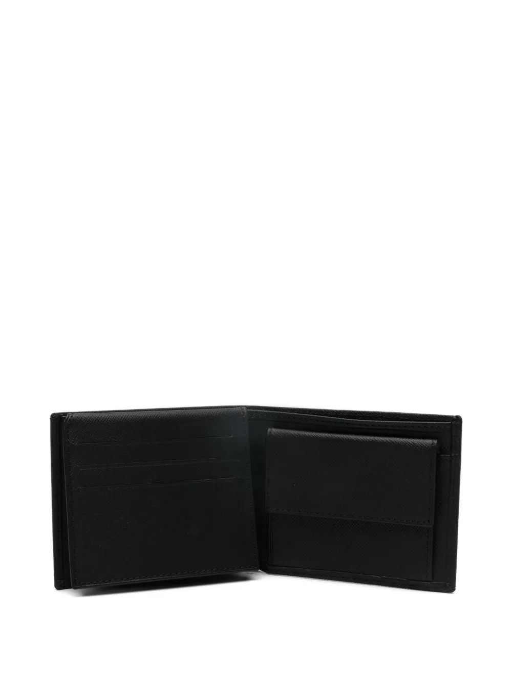  Karl Lagerfeld Logo-plaque Wallet - Black 