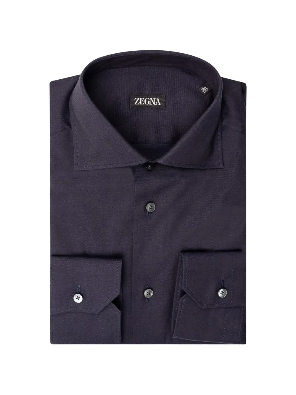 Zegna 버튼 셔츠 | 블루 | Image 1