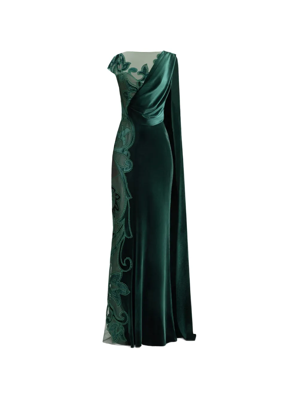 Gemy Maalouf draped velvet dress
