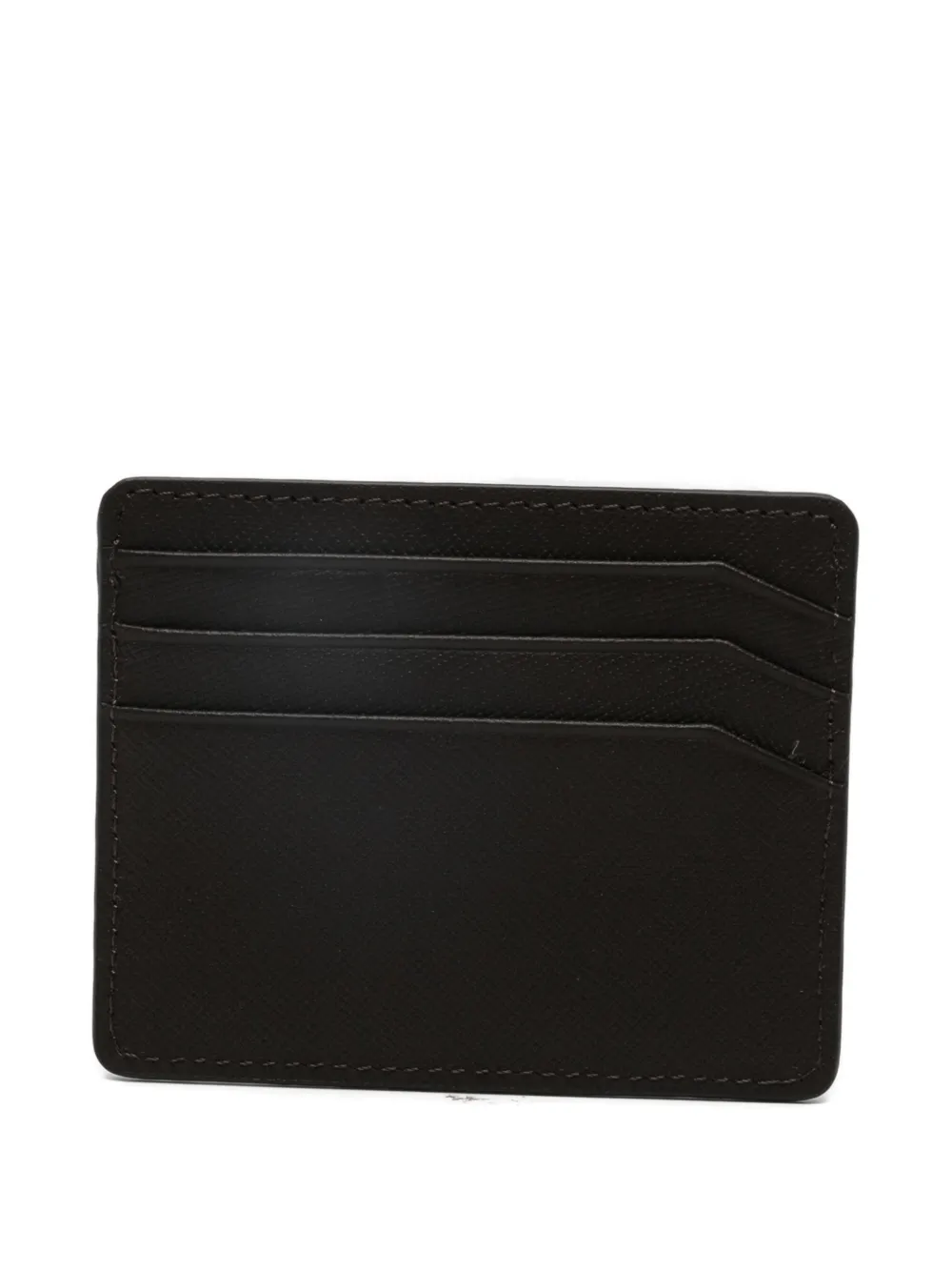  Karl Lagerfeld Leather Card Holder - Brown 