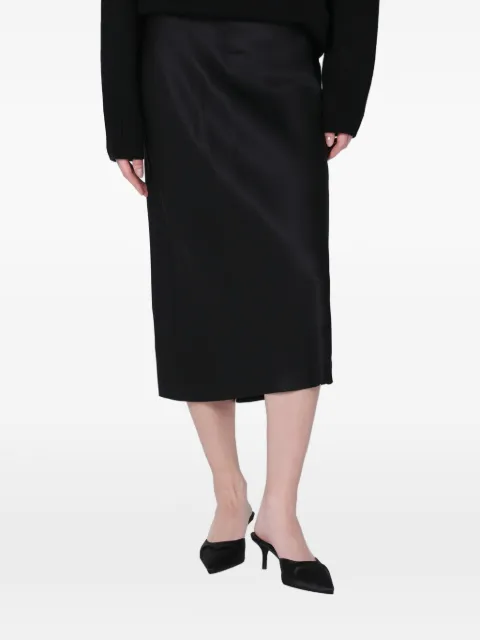 ANINE BING — satin pencil skirt