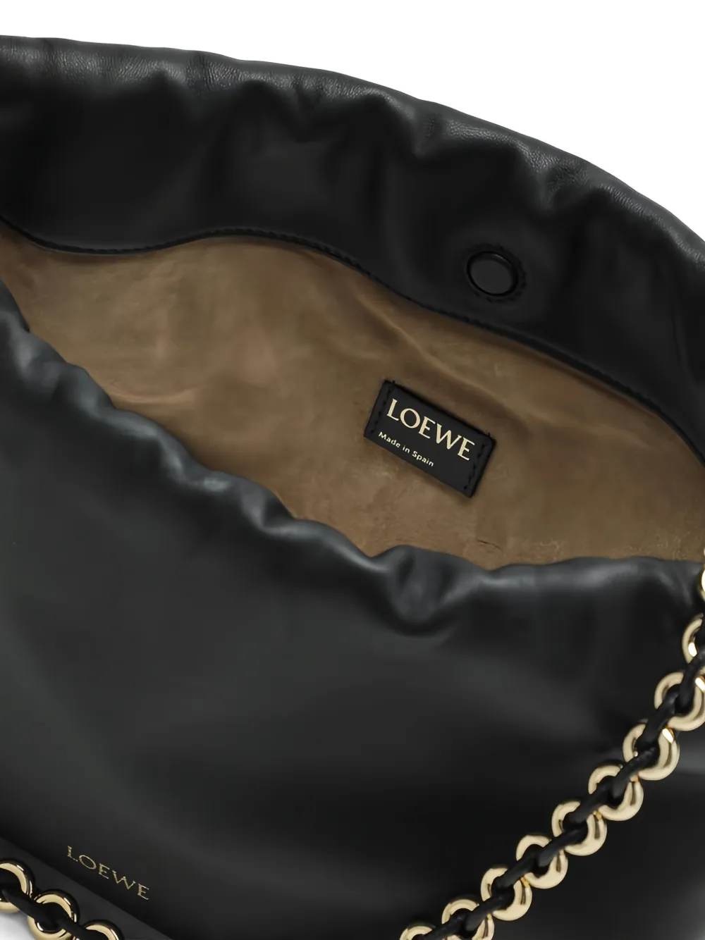 LOEWE Medium Flamenco portemonnee van nappa lamsleer Zwart