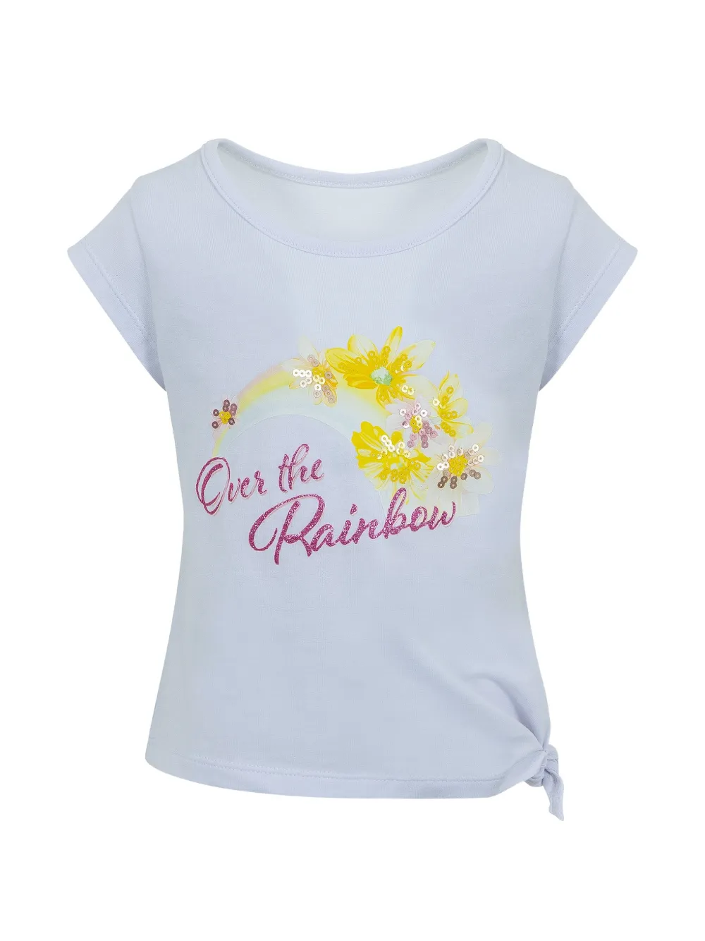 Lapin House Shorts met gestrikte zijkant en bloemenprint Wit