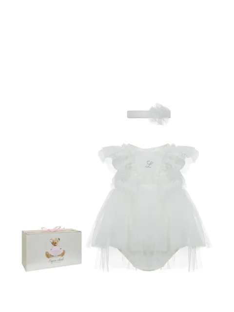 Lapin House lace ruffled body set