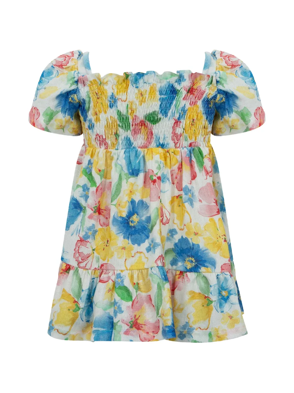 Lapin House Abito a fiori - Bianco