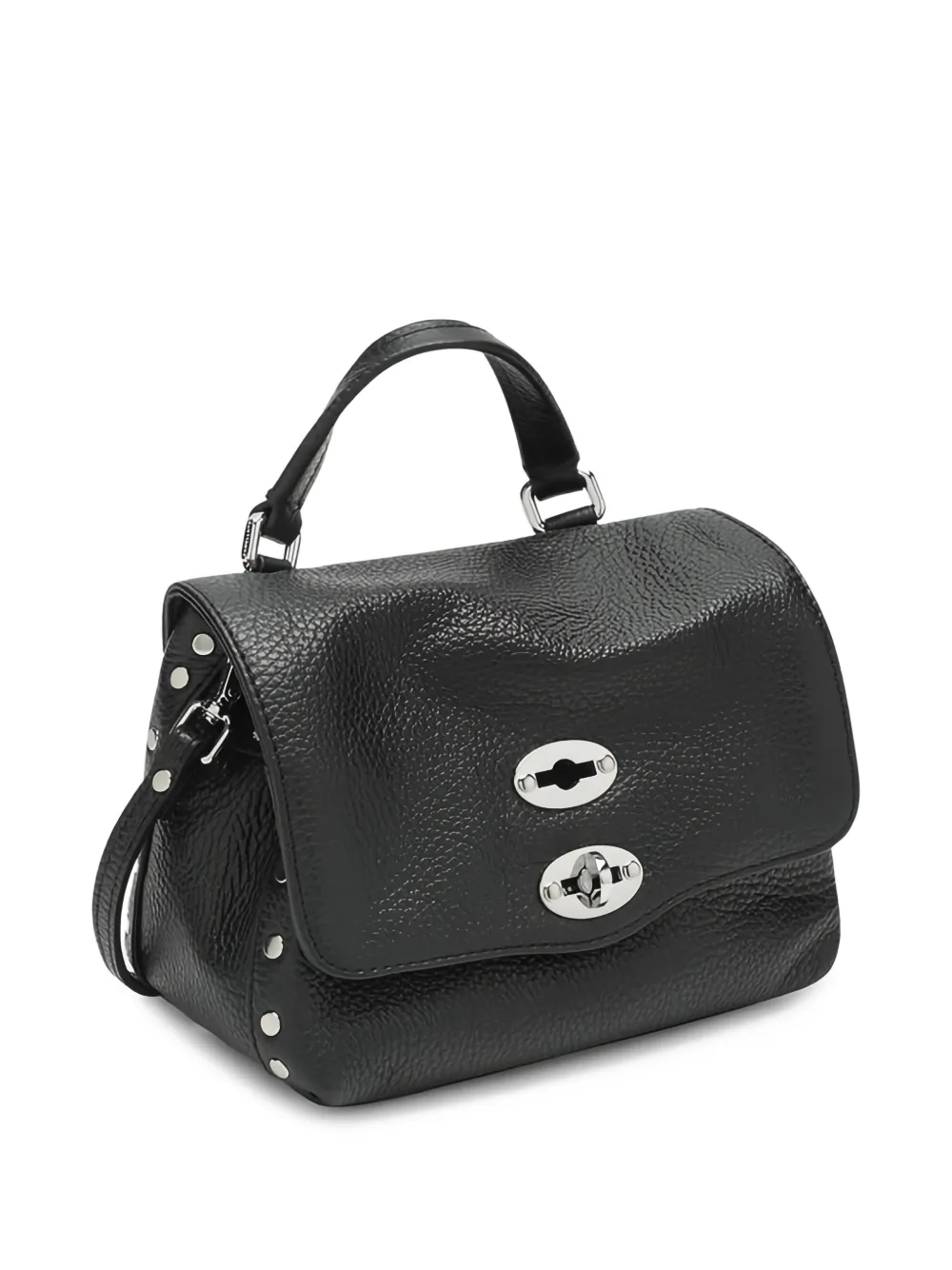 Stud Detail Top-Handle Tote Bag