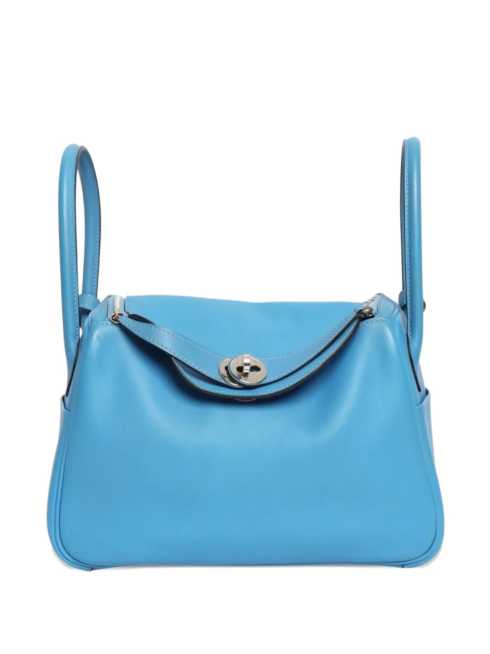 Hermès Pre-Owned 2016 Lindy top-handle leather shoulder bag - Blue