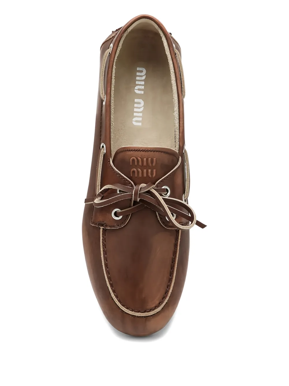 Miu lace-up loafers Bruin