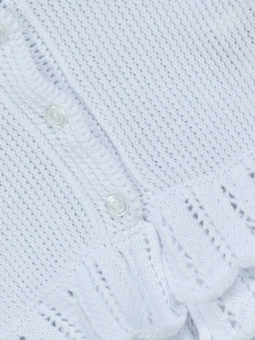 Ruffled Cardigan