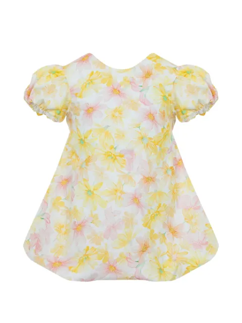 Lapin House puff-sleeve floral dress