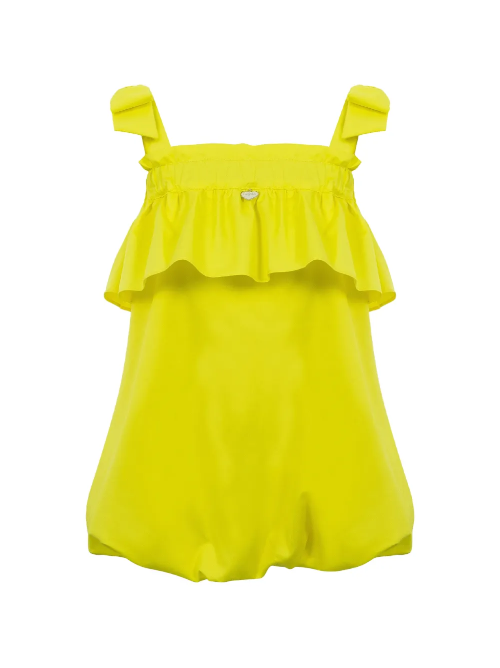 Lapin House Abito con ruches - Giallo