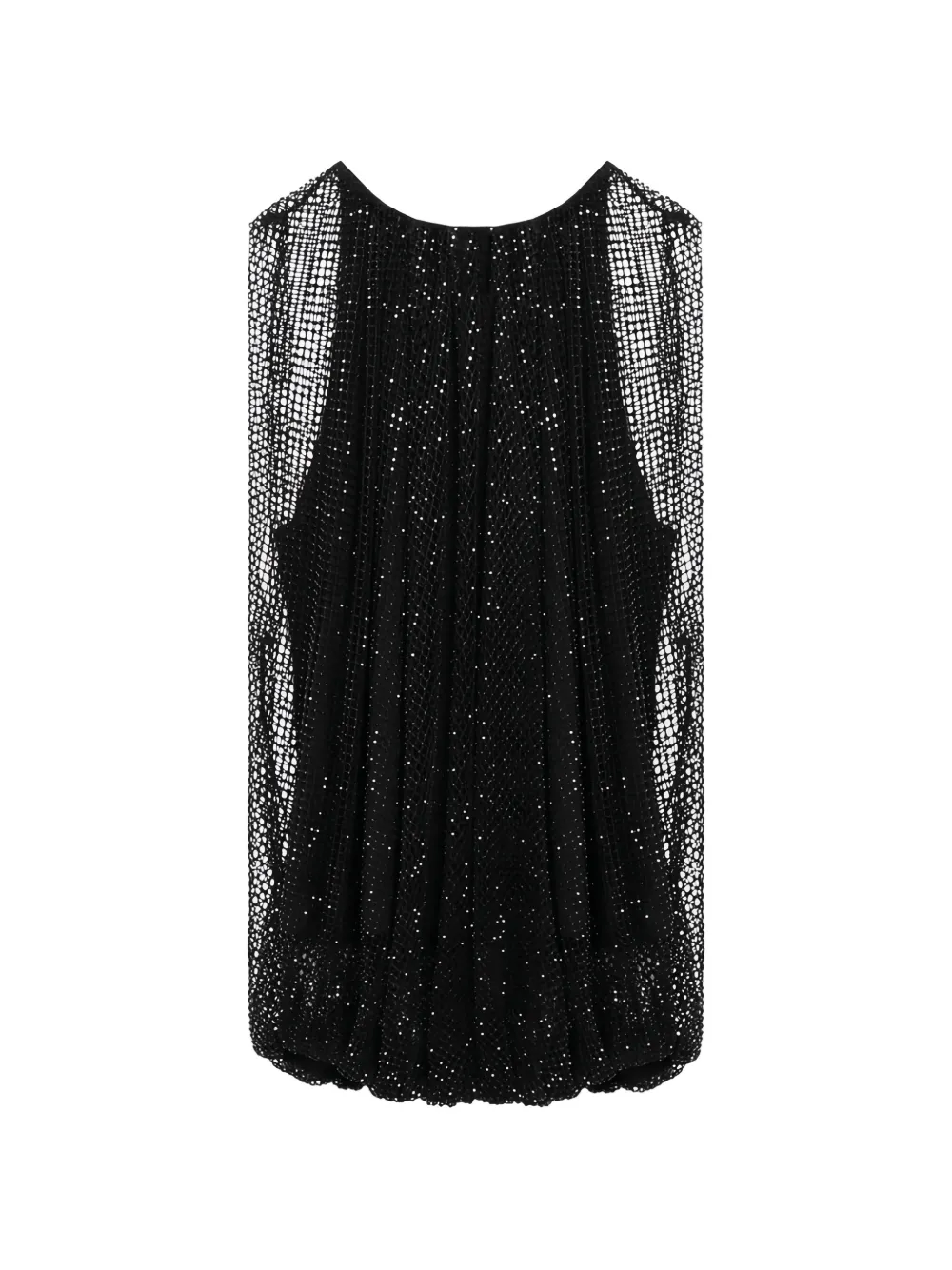 Sportmax Top Nodo con cristalli - Nero