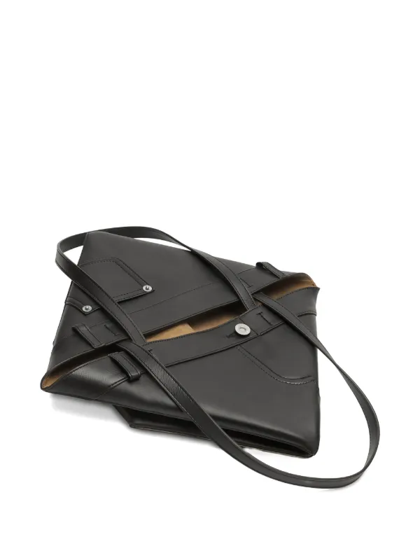 LOEWE バッグ LOEWE パズル フォルド パンタロン レザーハンドバッグ M | ブラック
