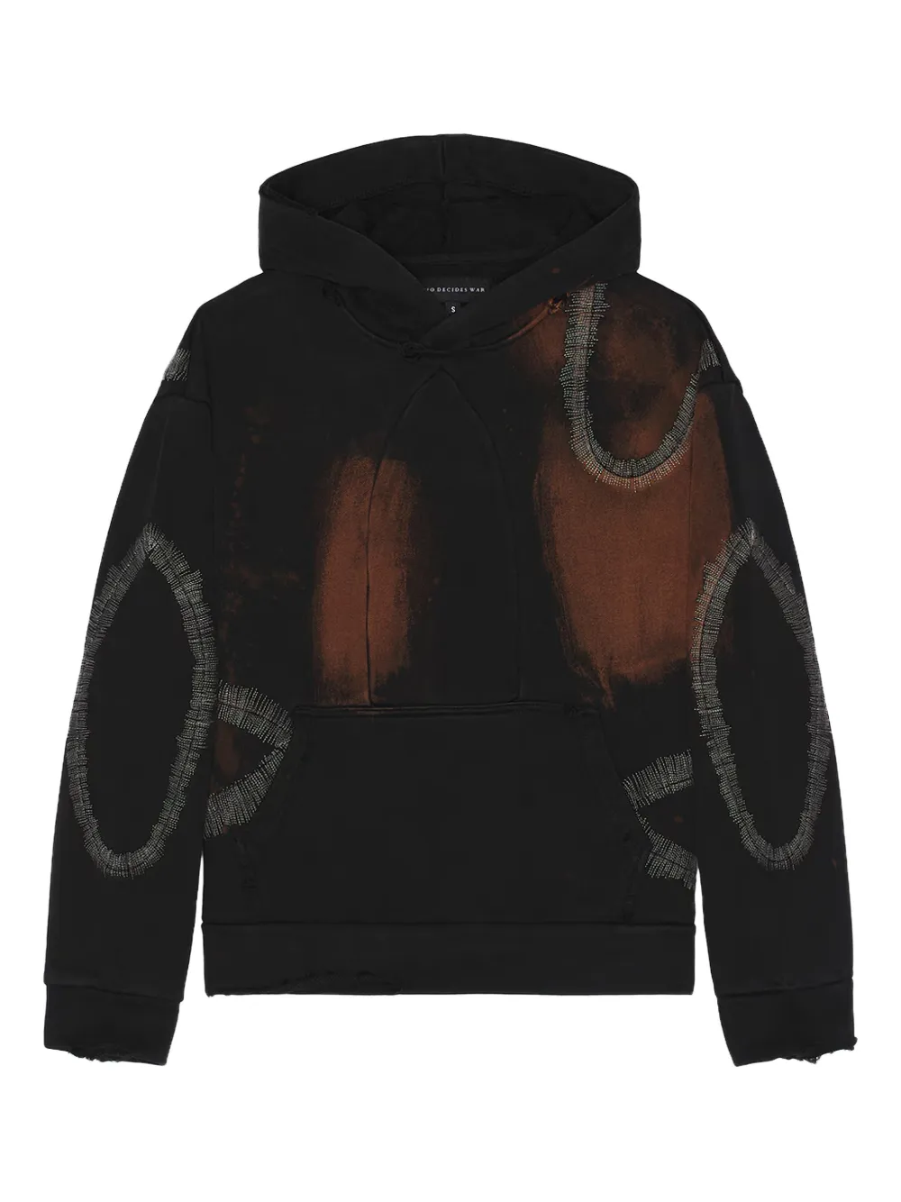 Who Decides War long-sleeve hoodie - Nero