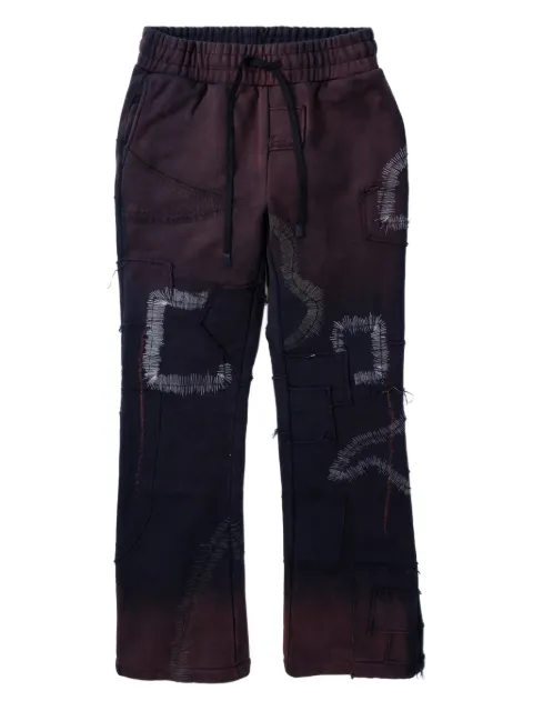 Who Decides War patchwork track pants