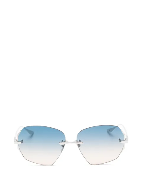 Dita Eyewear Dahlvin geometric rimless sunglasses