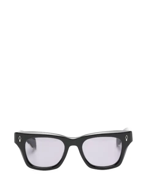 Jacques Marie Mage diamond detail browline sunglasses