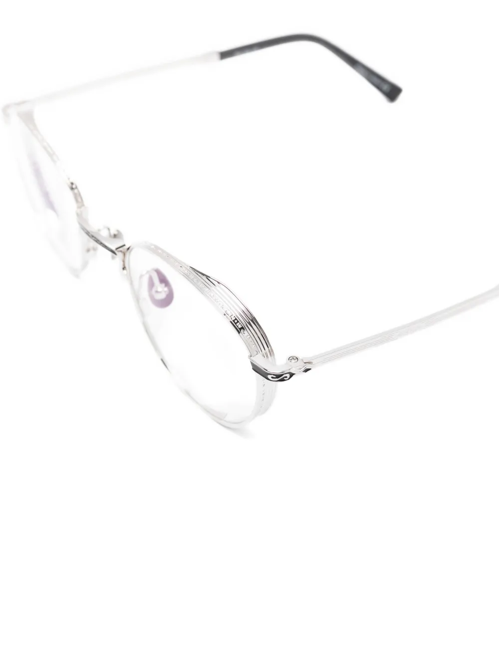Matsuda Bril met rond montuur Zilver