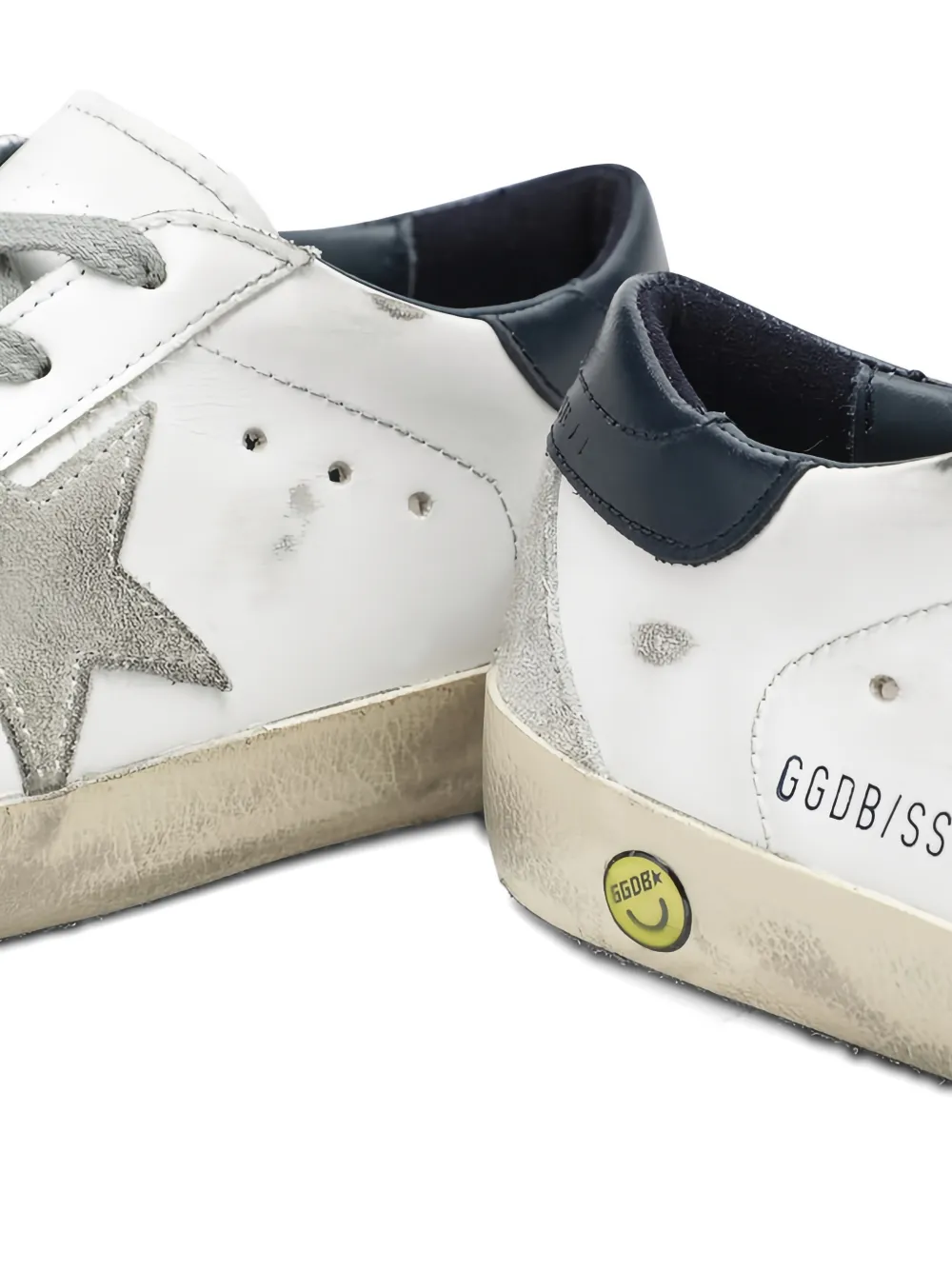 Golden Goose Kids star panel sneakers Wit