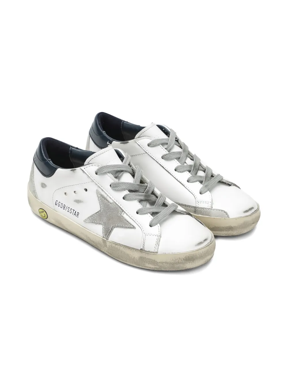 Golden Goose Kids star panel sneakers Wit