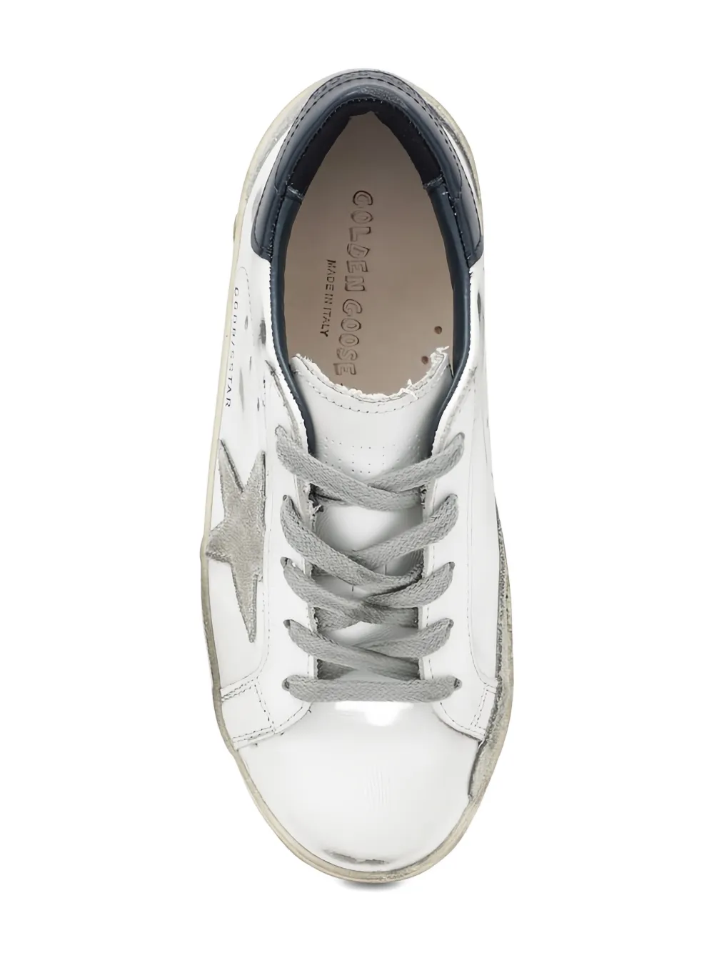 Golden Goose Kids star panel sneakers Wit