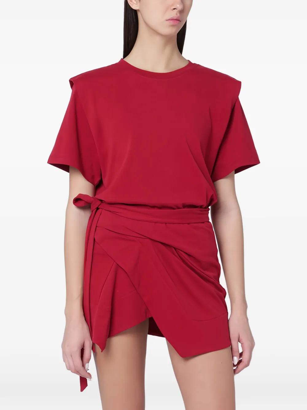 ISABEL MARANT T-shirt con dettaglio spalla - Rosso