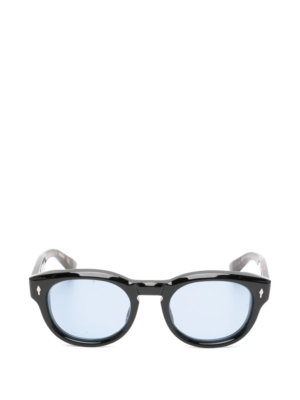 Jacques Marie Mage Occhiali da sole Dr.Dream con effetto tartarugato - Nero