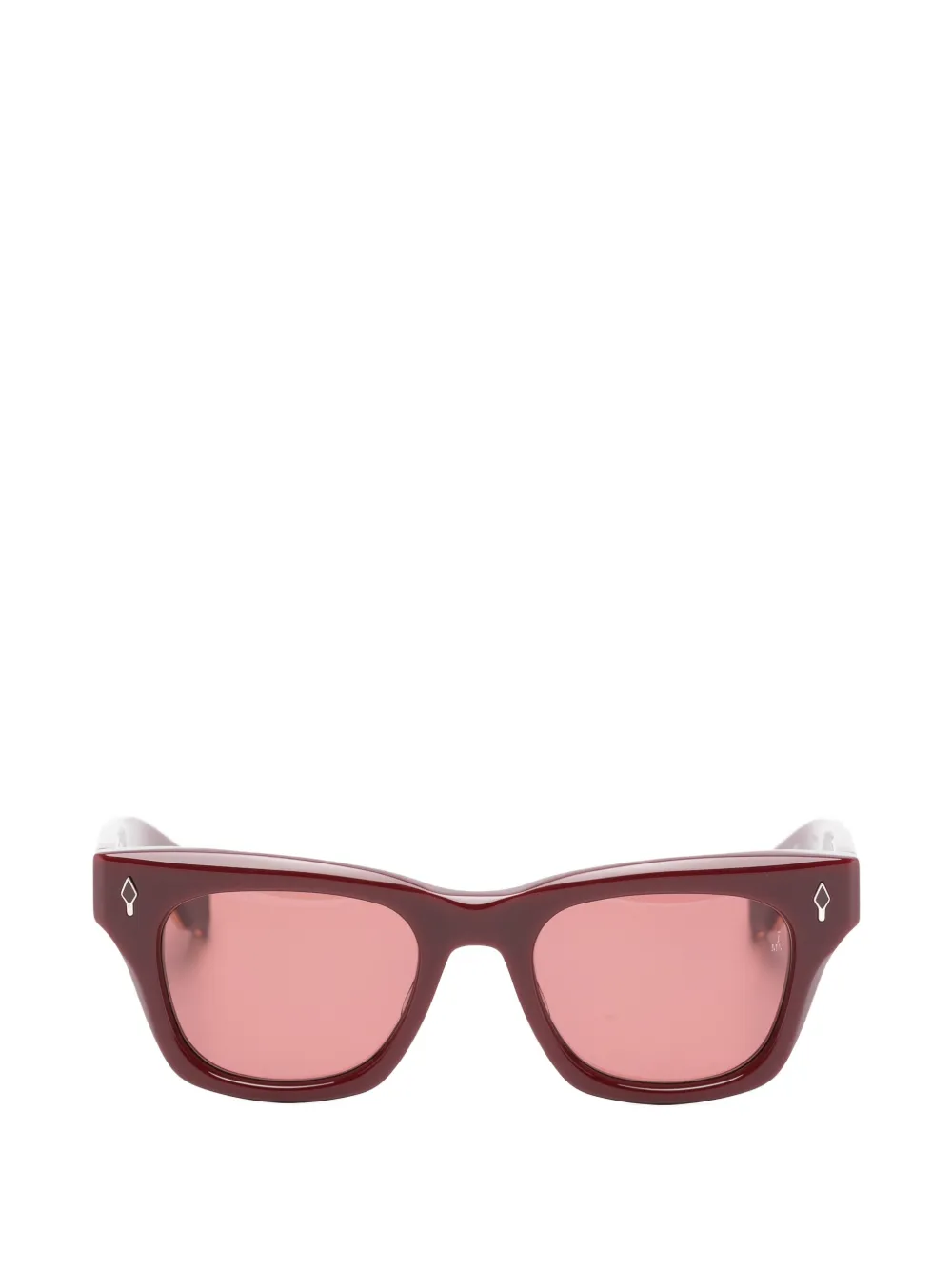 Jacques Marie Mage Dealan square-frame sunglasses - Rosso