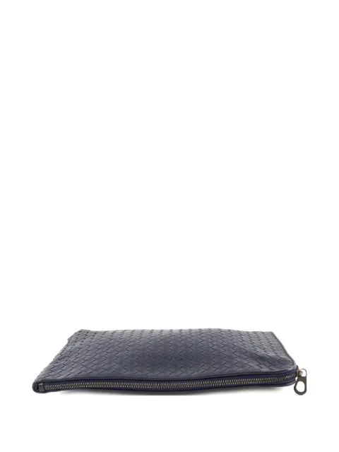 Bottega Veneta Pre-Owned 2000s Intrecciato leather clutch bag