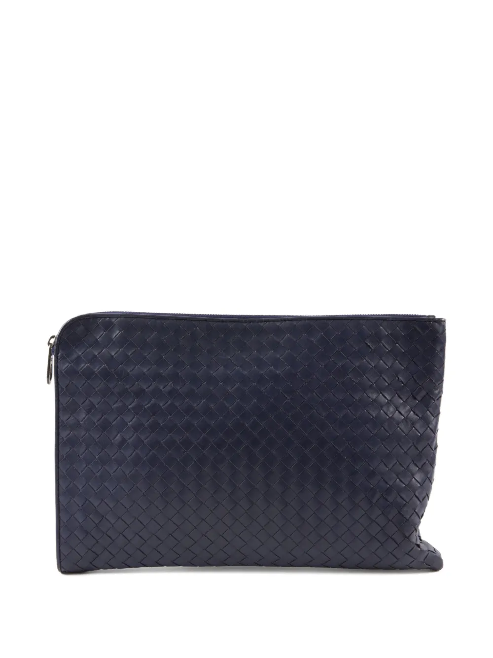 Bottega Veneta Pre-Owned 2000s Intrecciato leather clutch bag - Viola