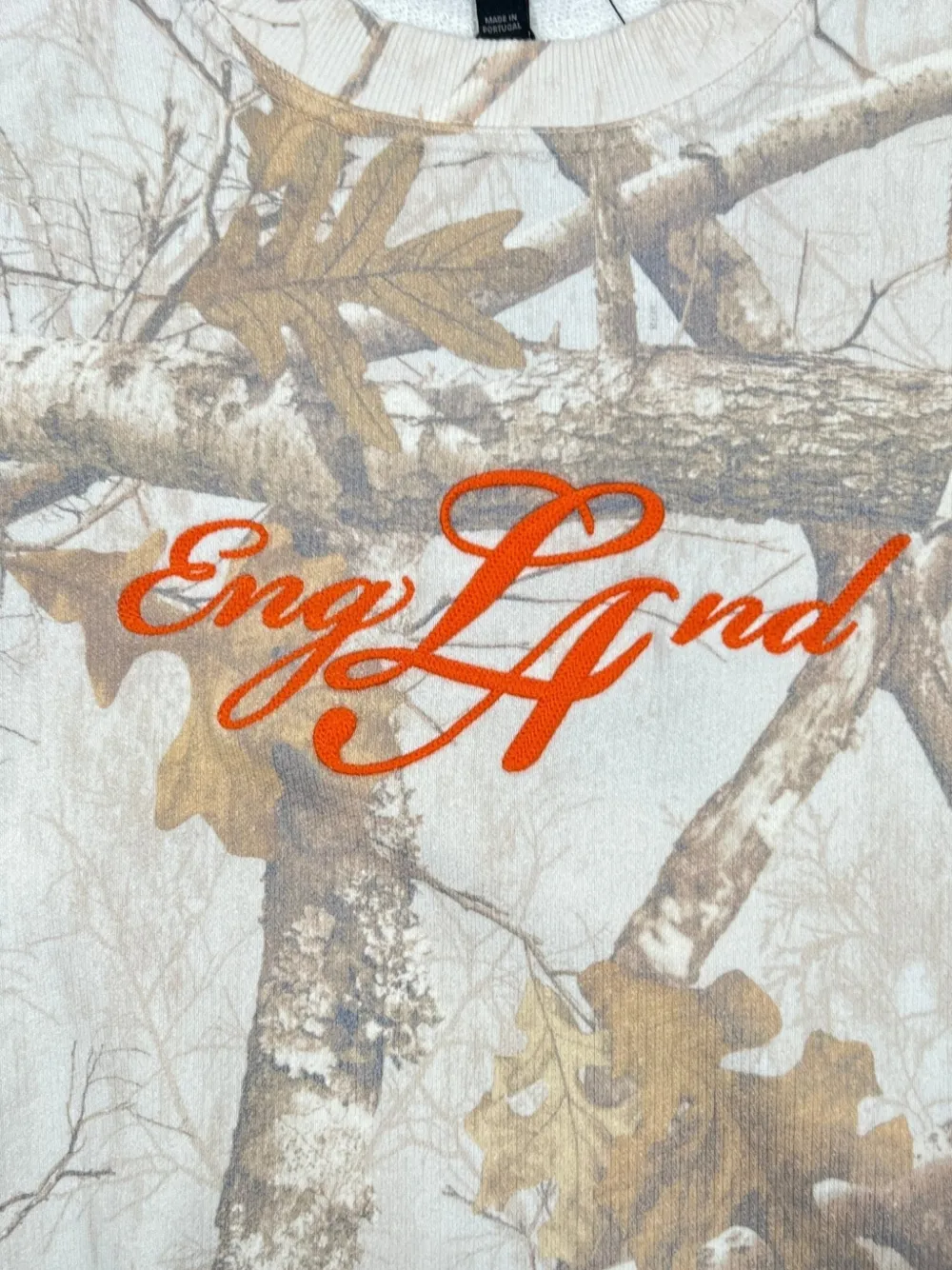 Represent England sweater met camouflageprint Beige