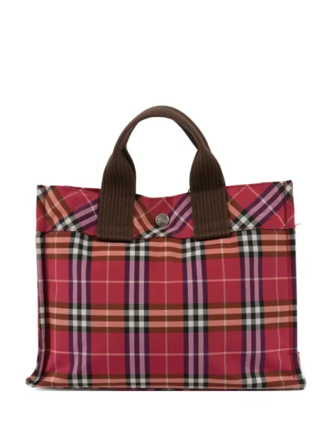 Burberry Pre-Owned Nova-ternet PM tote fra 00'erne