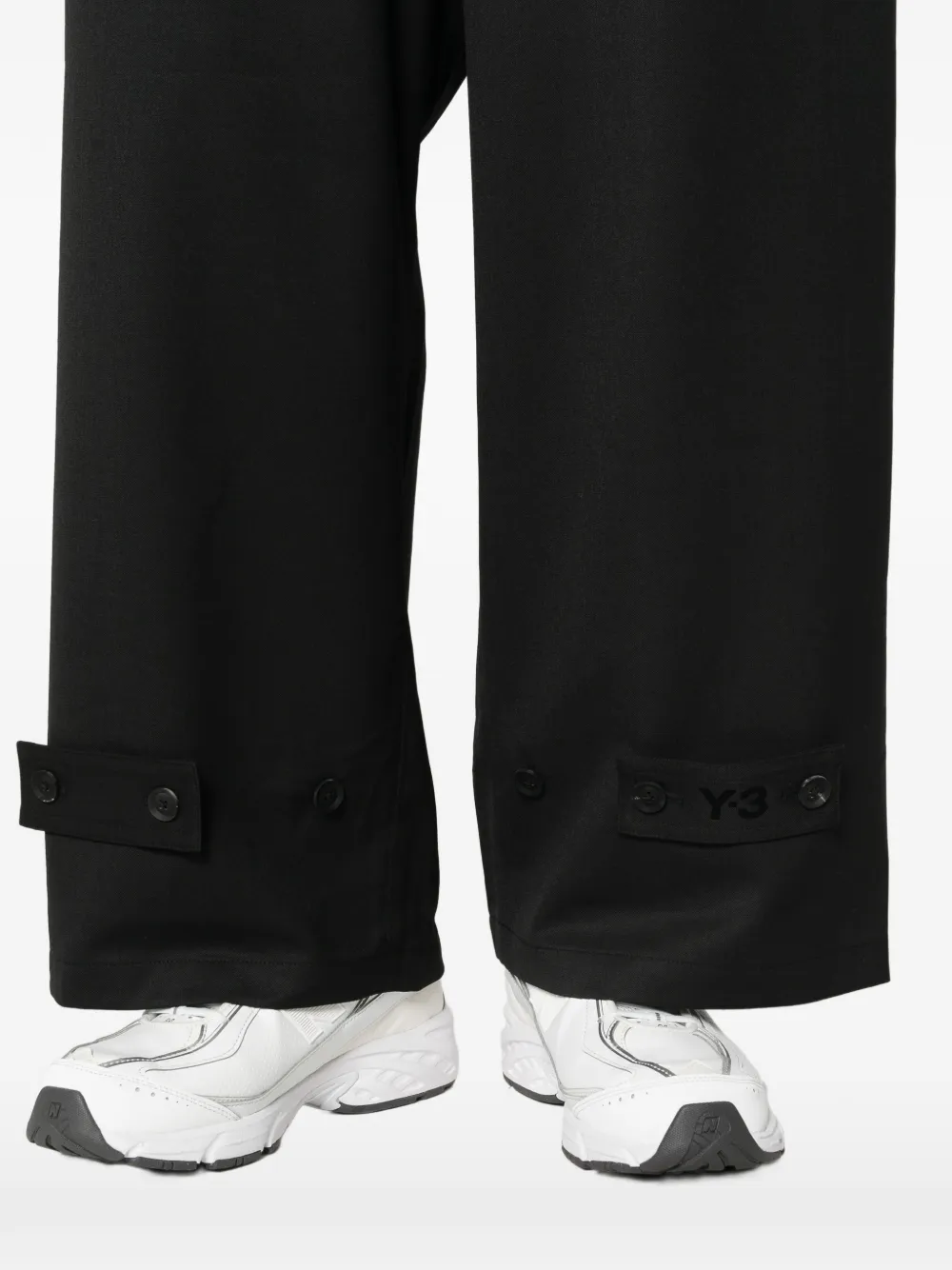 Y-3 Broek met trekkoord Zwart