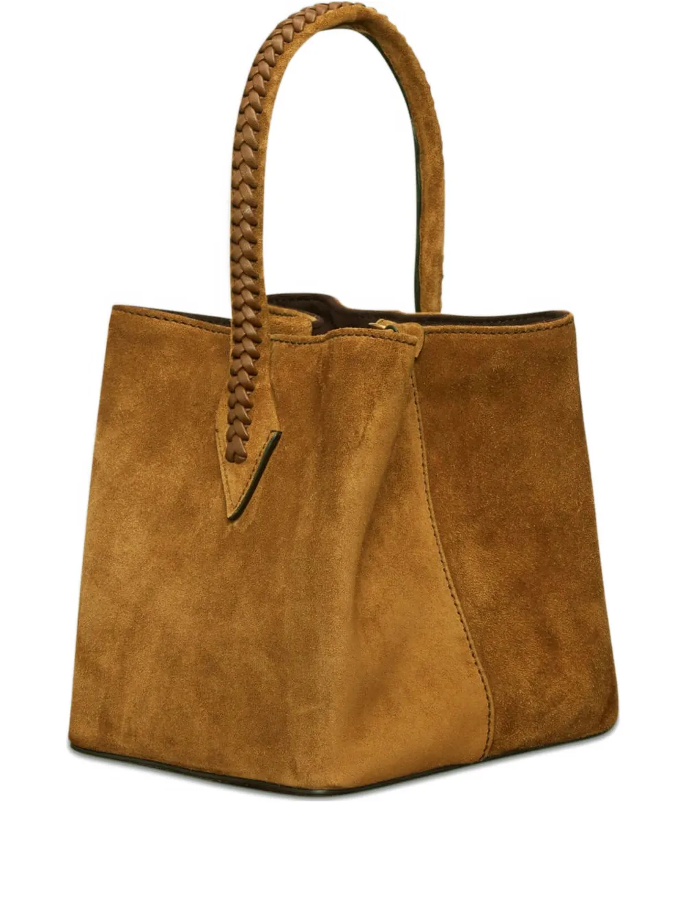 Metier London mini Vérité suede tote bag - Marrone