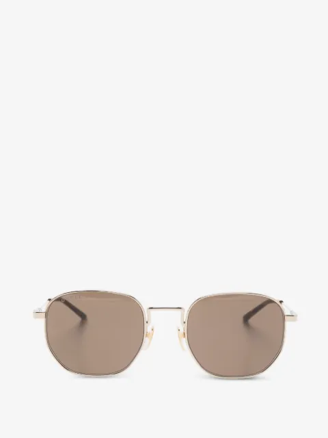 Gucci Eyewear 기하학 프레임 선글라스