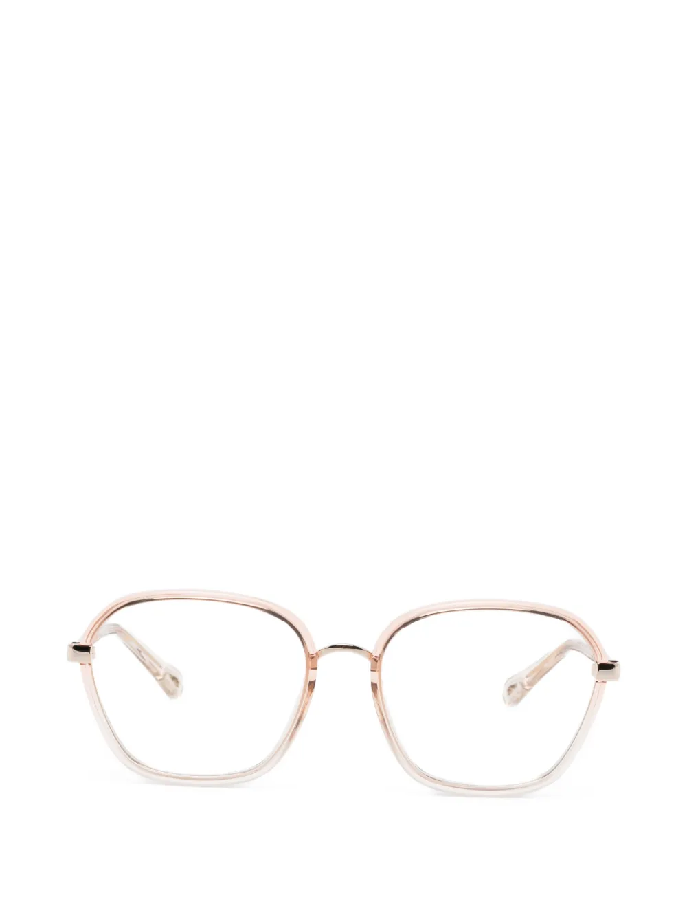 Chloé Eyewear Occhiali con montatura geometrica - Rosa