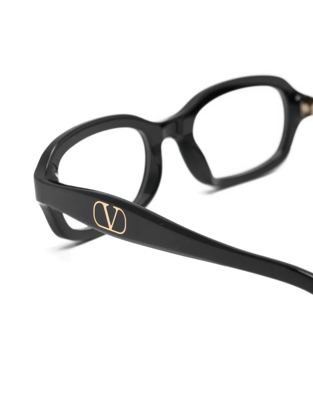 VALENTINO GARAVANI EYEWEAR Bril met ovaal montuur Zwart