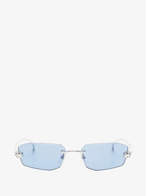 Cartier Eyewear rimless rectangle-frame sunglasses