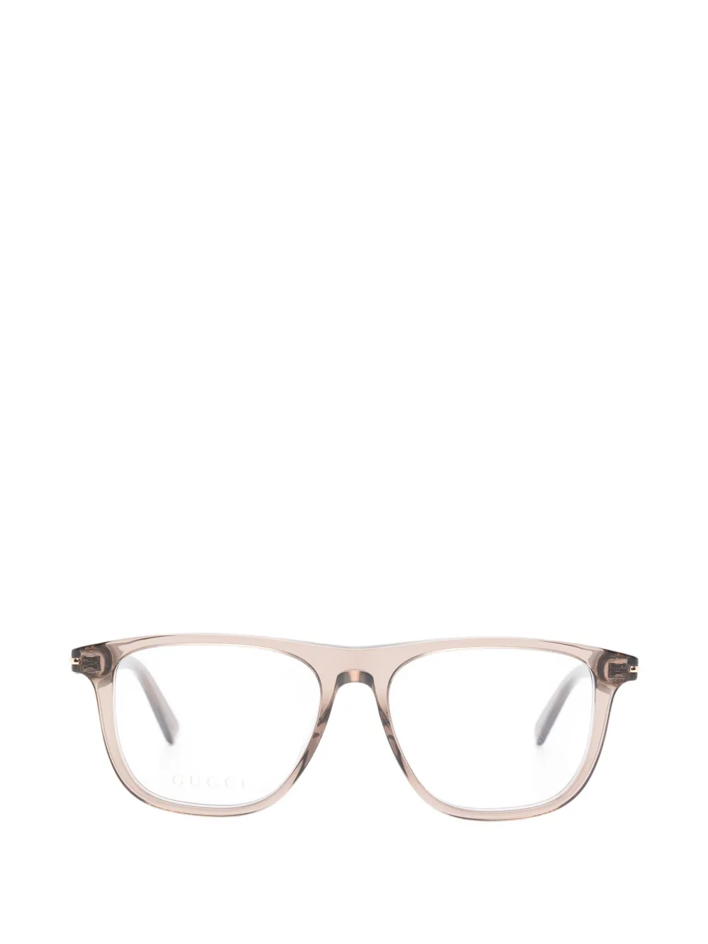 Gucci Eyewear rectangle-frame glasses - Braun