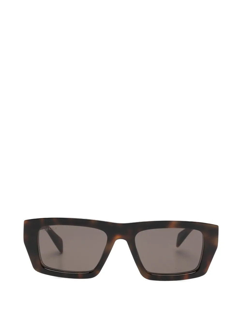 Gucci Eyewear rectangle sunglasses - Marrone
