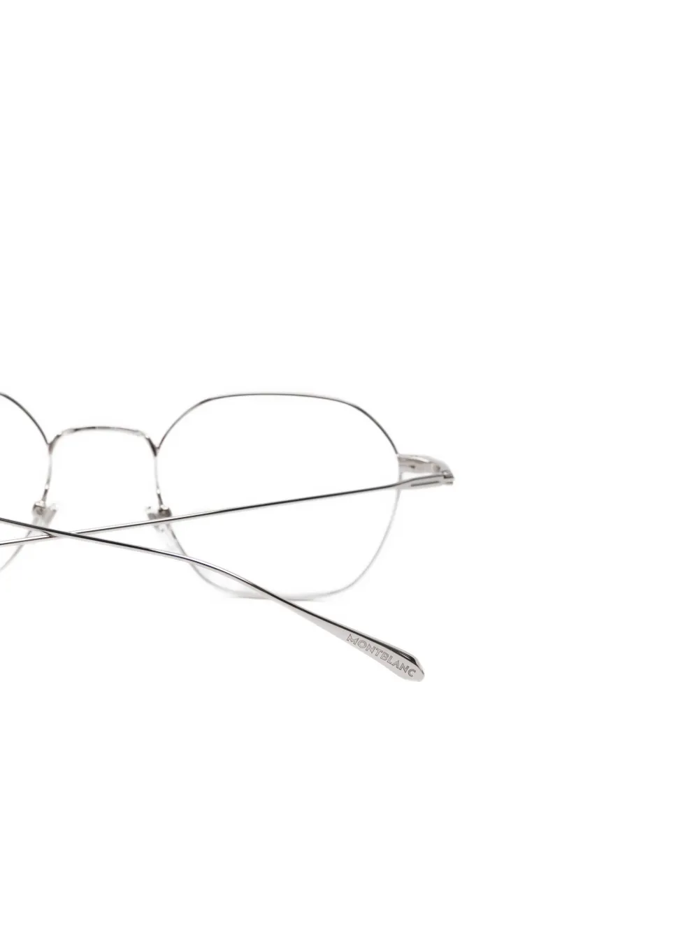 Montblanc Round-frame Glasses - Grey 